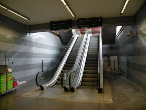  escalators, gare de Nancy